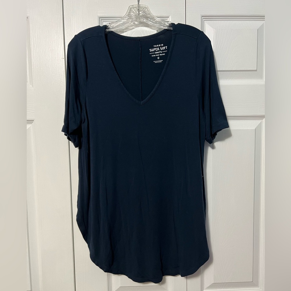 Torrid navy tunic